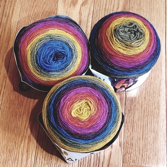Lion Brand Mandala Yarn Chimera 3 Cakes